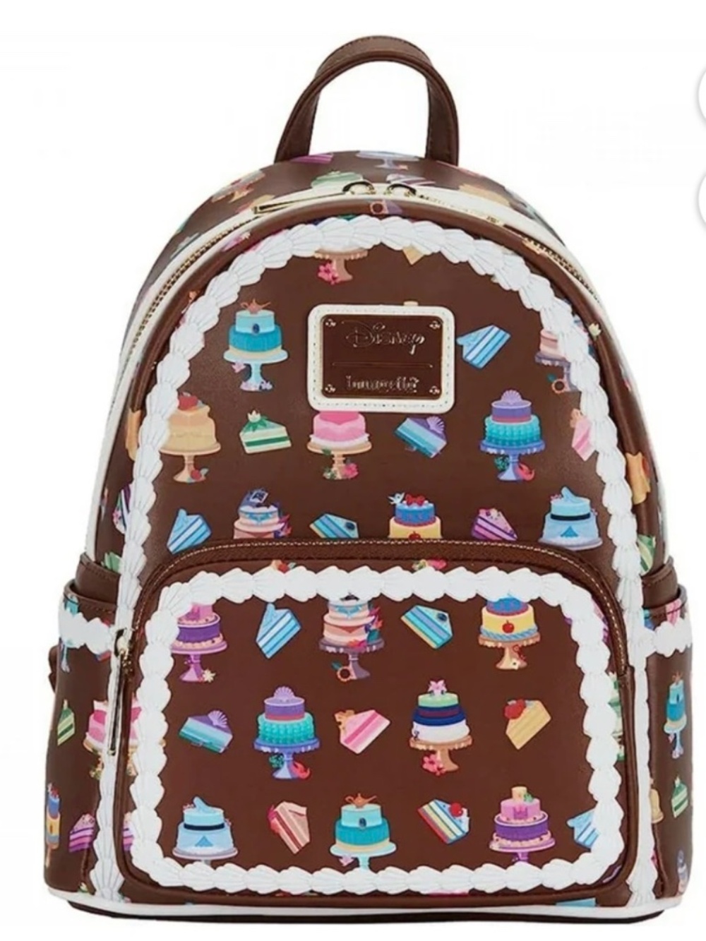 Loungefly Disney Princess Cake Mini Backpack Ariel Aurora Cinderella Jasmine - Picture 1 of 16